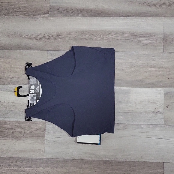 🛍Avia Womens L Cropped Sports Bra Blue Grey Low Support Stretch 2 Pack NEW - Picture 2 of 10